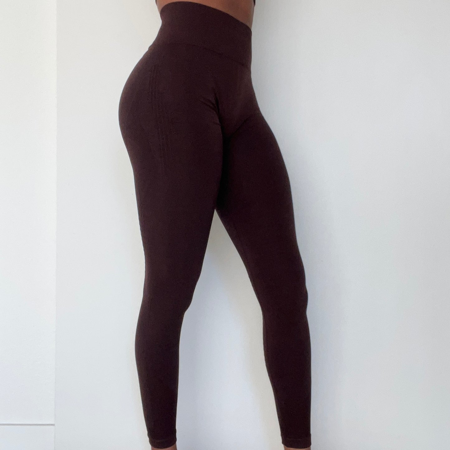 Dark Brown Leggings 2 Pc Set